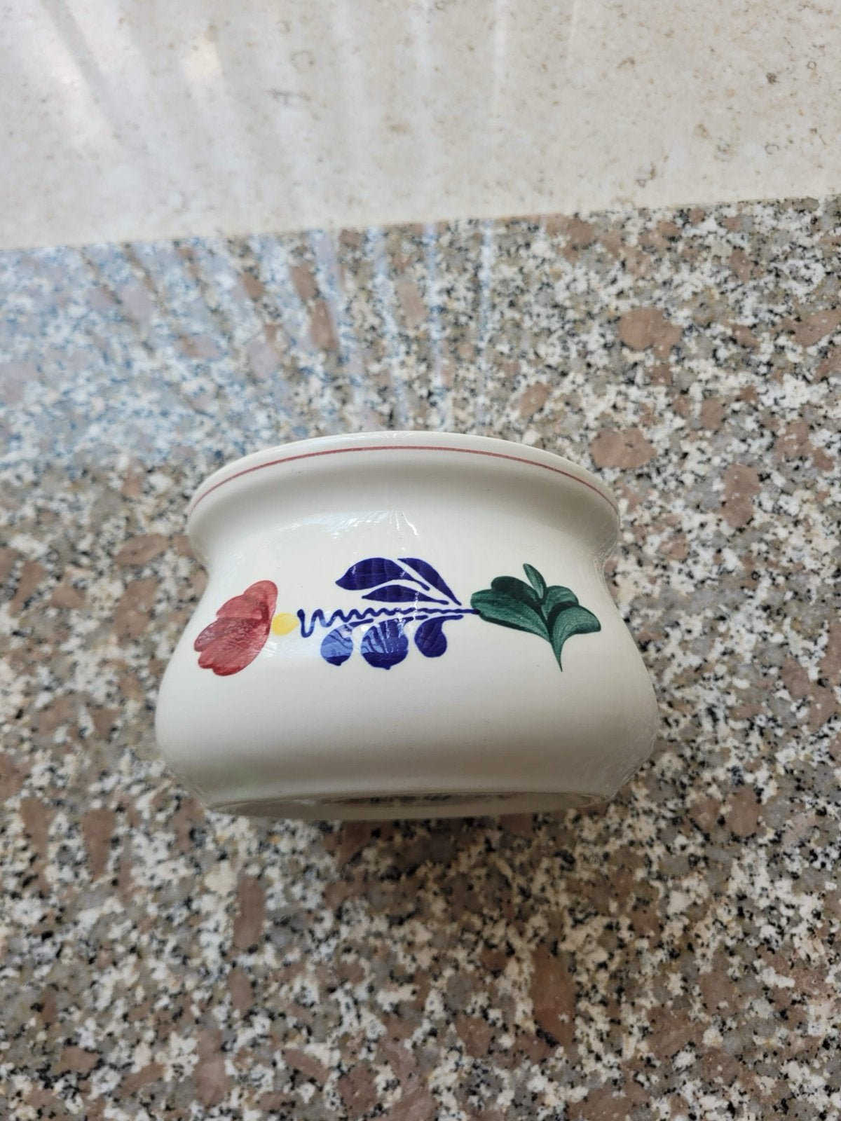Theelichtje van boerenbond decoratie, Theepot/fluitketel, Gebruikt, Ophalen of Verzenden, Steen/keramiek