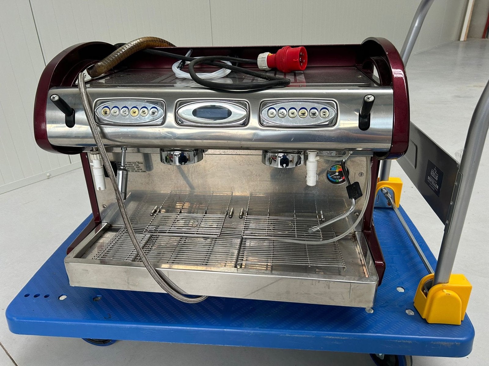 Professionele Espresso Machine - Gebruikt, Gebruikt, Espresso apparaat, 10 kopjes of meer, Koffiebonen