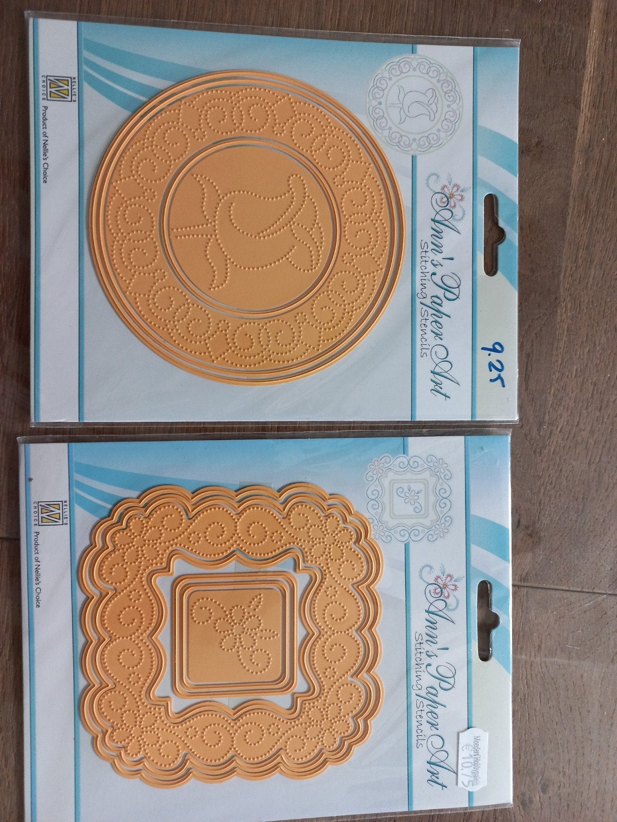Ann's Paper Art Stencil Set - Nieuw, Geschikt voor snijden, Abstract, Oranje, Nieuw