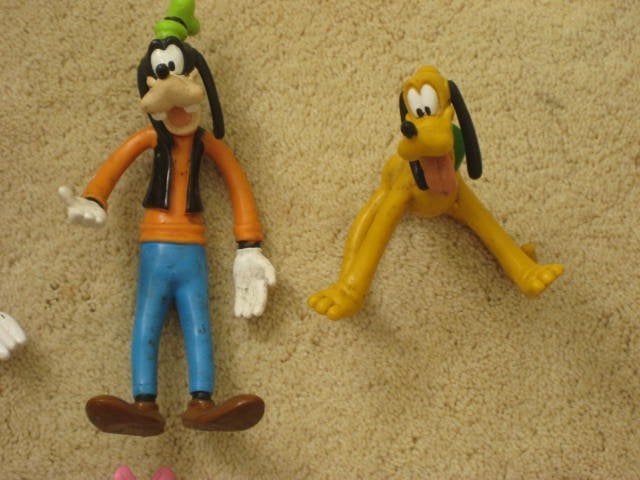 Rubberen Disney figuren 6 stuks AH, Verzamelen, Ophalen of Verzenden, Overige figuren, Zo goed als nieuw, Beeldje of Figuurtje