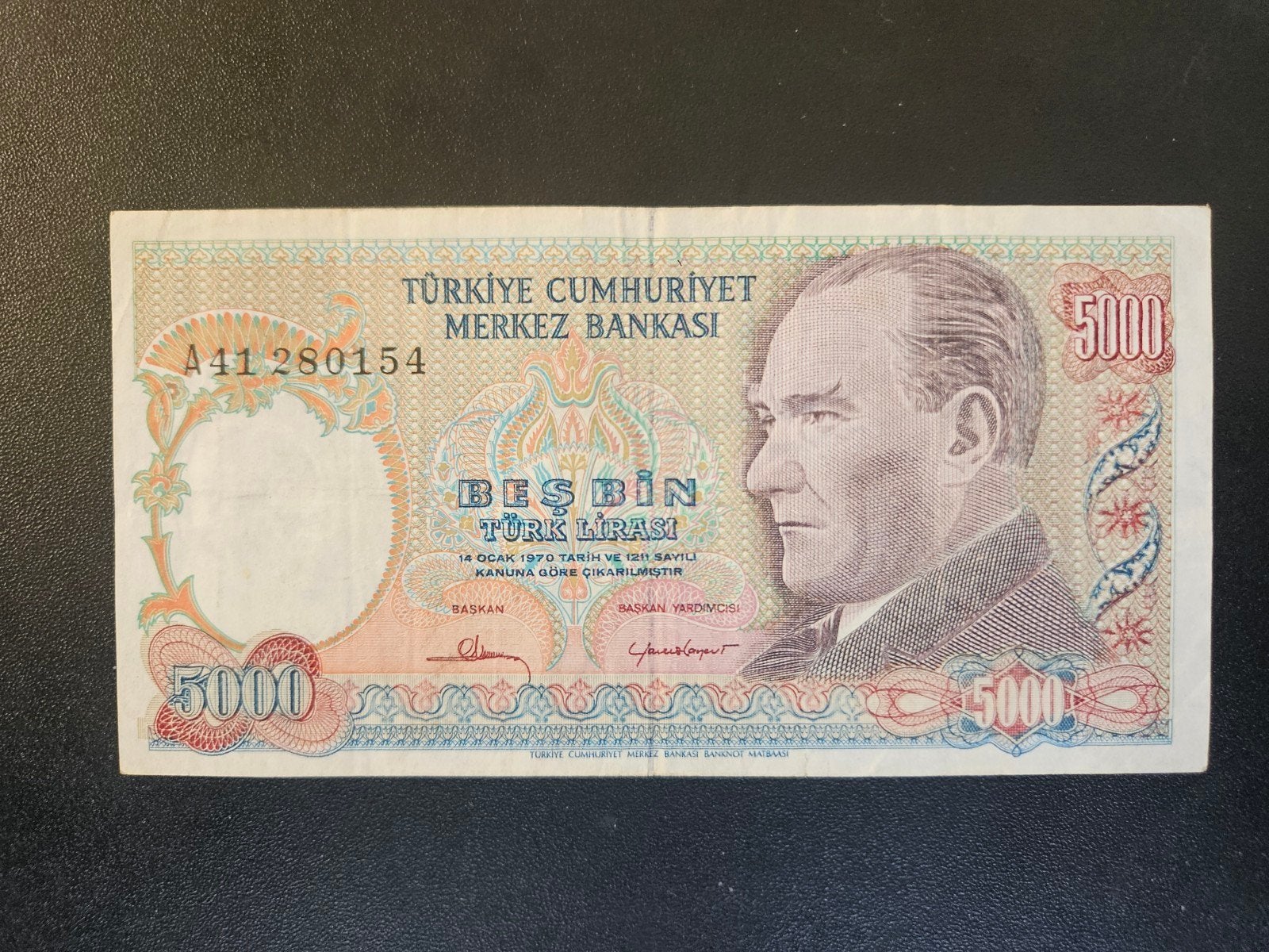 Turkije pick 196A 1981 licht beschreven, Verzenden, Overige landen, Los biljet