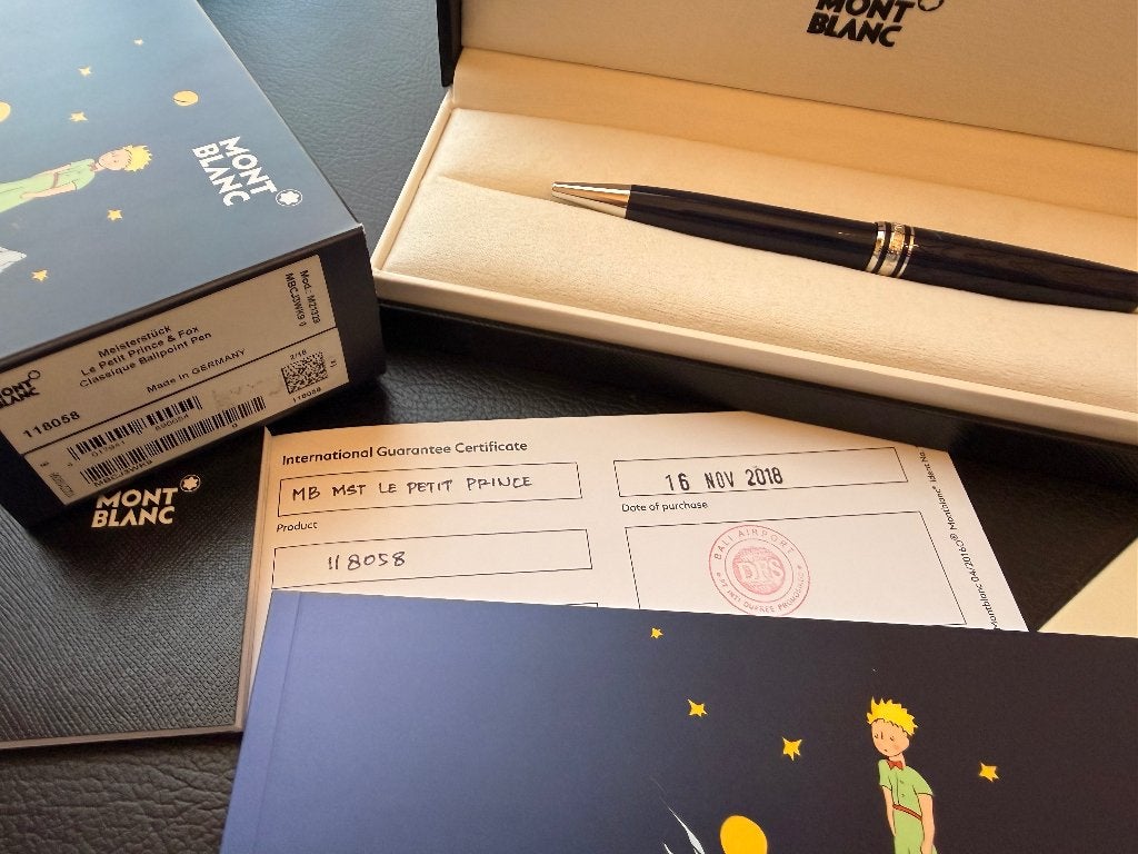 Montblanc Meisterstuck Le Petit Prince Ballpoint, Verzamelen, Ophalen, Zo goed als nieuw, Balpen, Mont Blanc