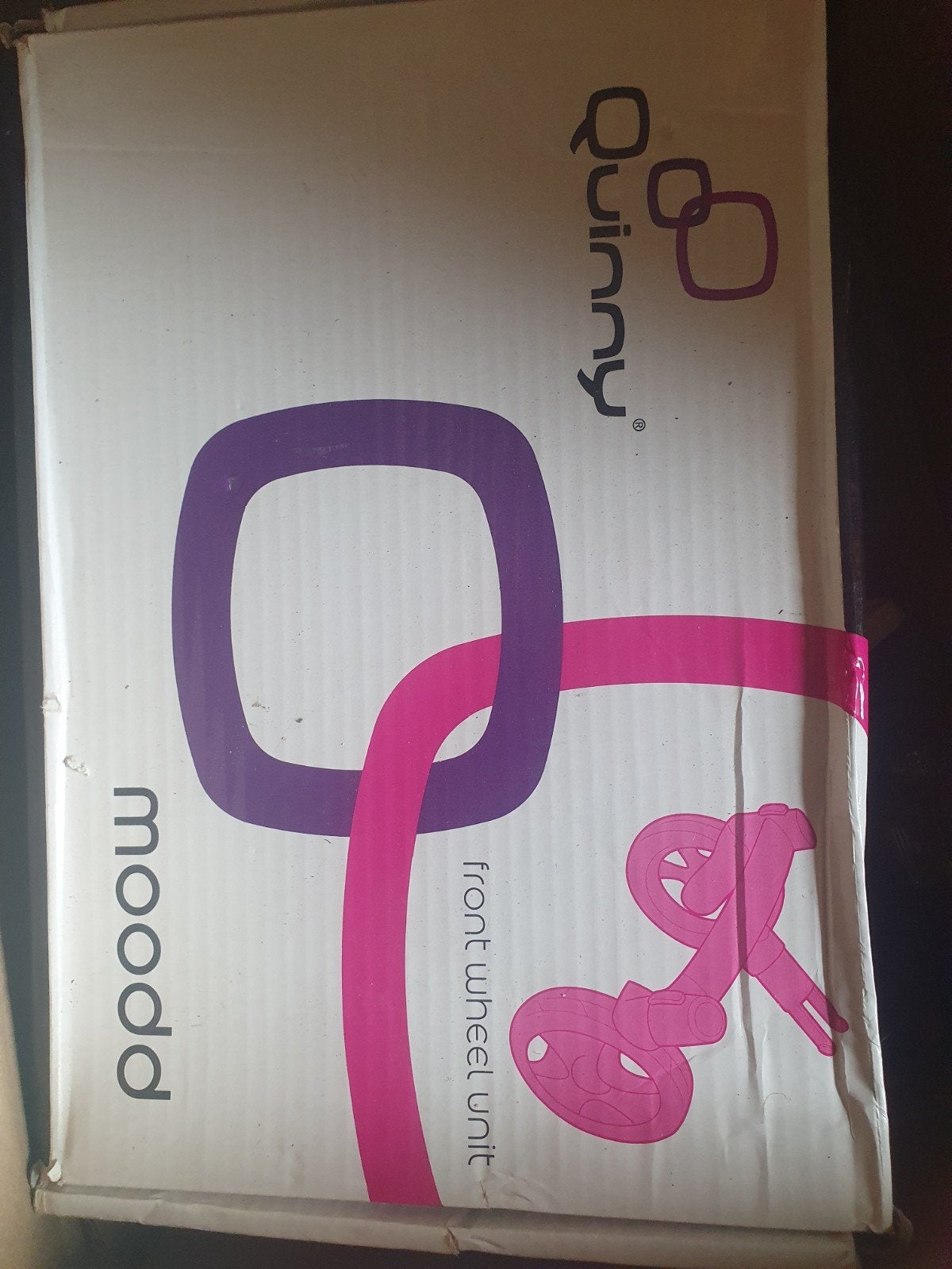 NIEUW quinny moodd zapp voorwielen reservewielen zwart, Kinderwagen, Nieuw, Luchtbanden, Quinny