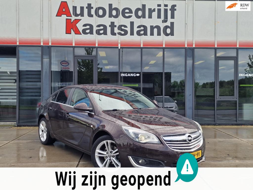 Opel Insignia 1.4 T EcoFLEX Business+ - Xenon - Topstaat! -, Voorwielaandrijving, Stof, 4 cilinders, Bruin