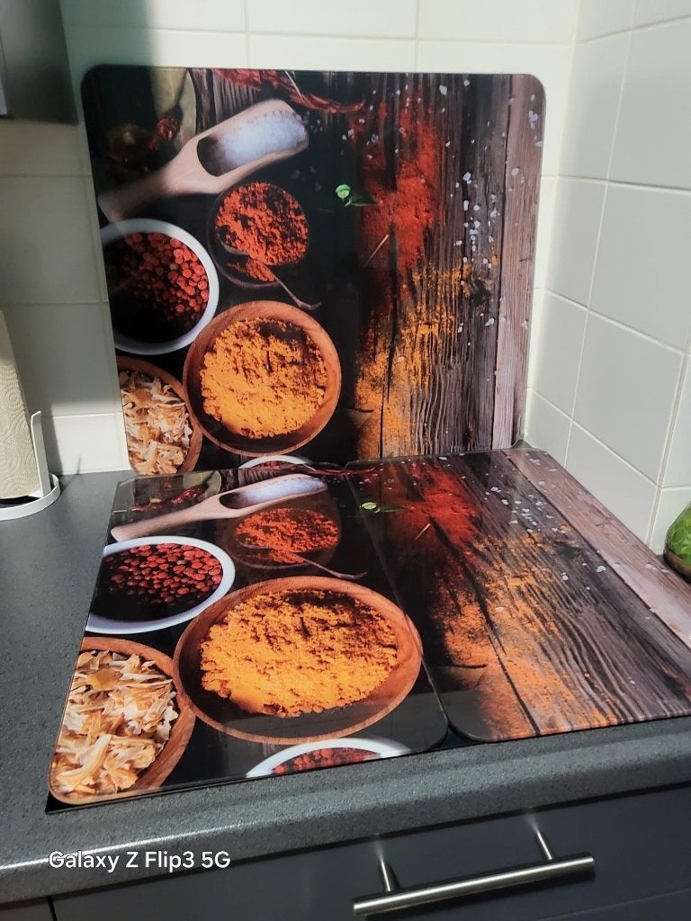 Beschermplaten voor inductiekookplaat, Ophalen, 4 kookzones, Zo goed als nieuw, Inductie