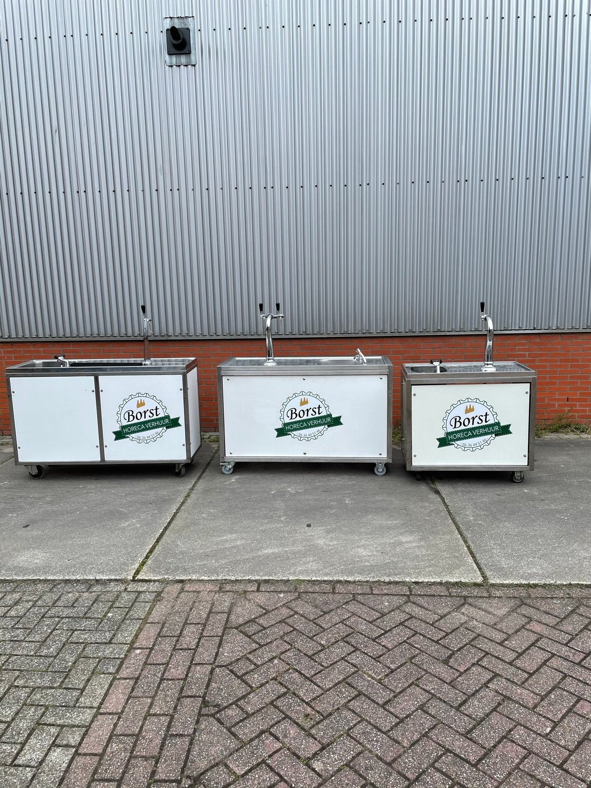 Mobiele tapinstallaties - Borst Horeca Verhuur, Zakelijke goederen, Ophalen, Gebruikt, Overige typen