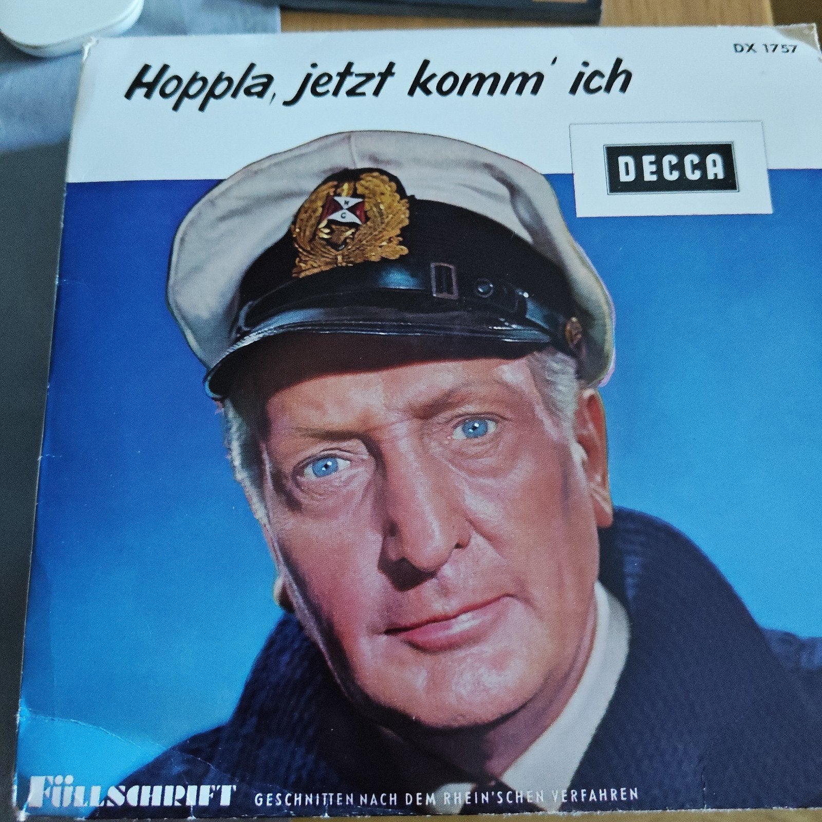 Hoppla, jetzt komm' ich - Decca DX 1757, Ophalen of Verzenden, Gebruikt, 7 inch
