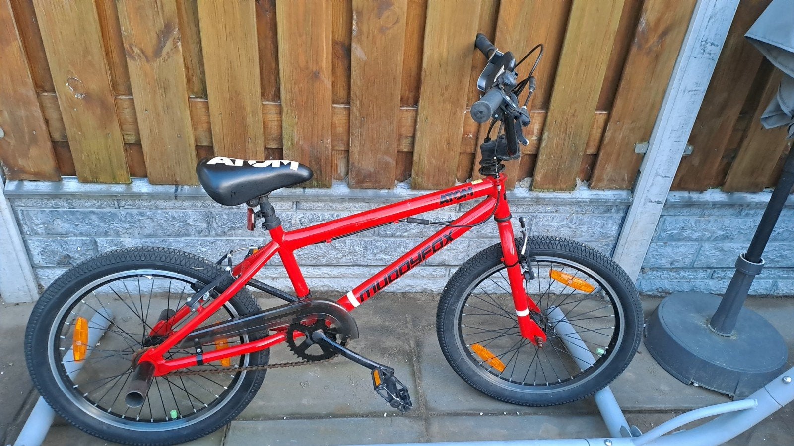 Rode Mountainbike / BMX – 20 inch, Fietsen en Brommers, Ophalen, Gebruikt, Staal, Stuur 360° draaibaar
