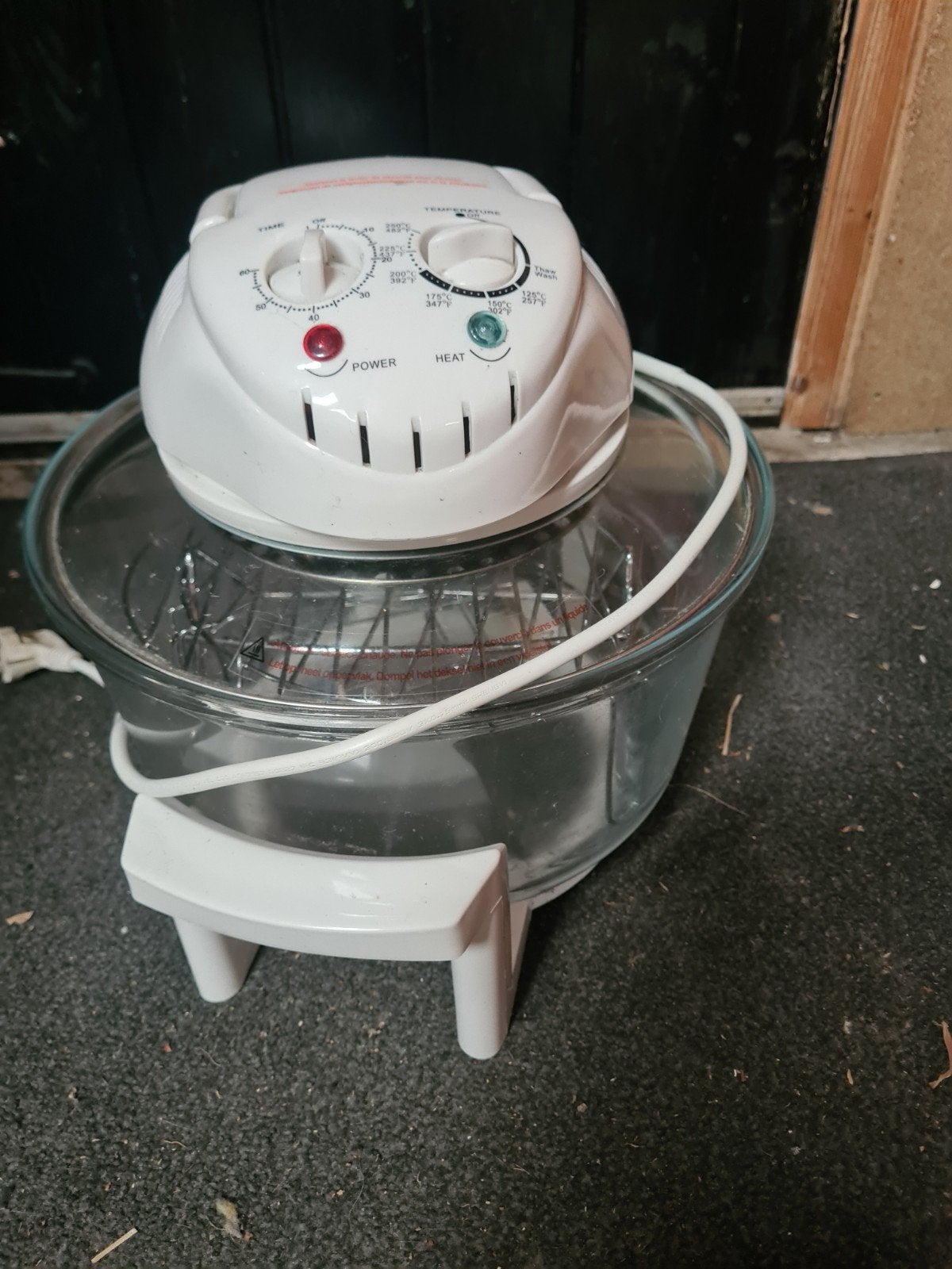 WatsHome Halogeenoven 12L - Model EK2098ASWDIR, Witgoed en Apparatuur, Minder dan 45 cm, Minder dan 45 cm, Vrijstaand, Gebruikt