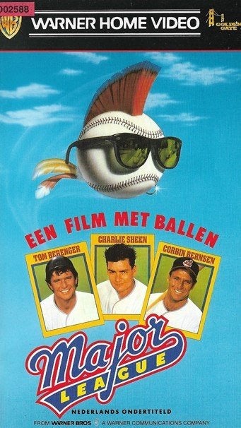VHS -  Major League - VHS NL, Alle leeftijden, Verzenden, Gebruikt, Komedie