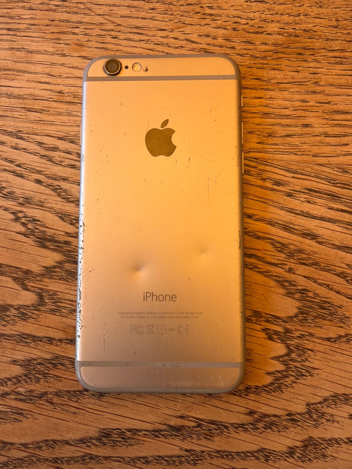 Gebruikte iPhone 6S 64GB Zilver - Lichte schade, Telecommunicatie, Mobiele telefoons | Apple iPhone, Gebruikt, Ophalen of Verzenden