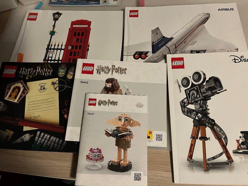 lego alleen bouwboeken harry potter airbus 76391 10318 21347, Ophalen of Verzenden, Zo goed als nieuw, Lego