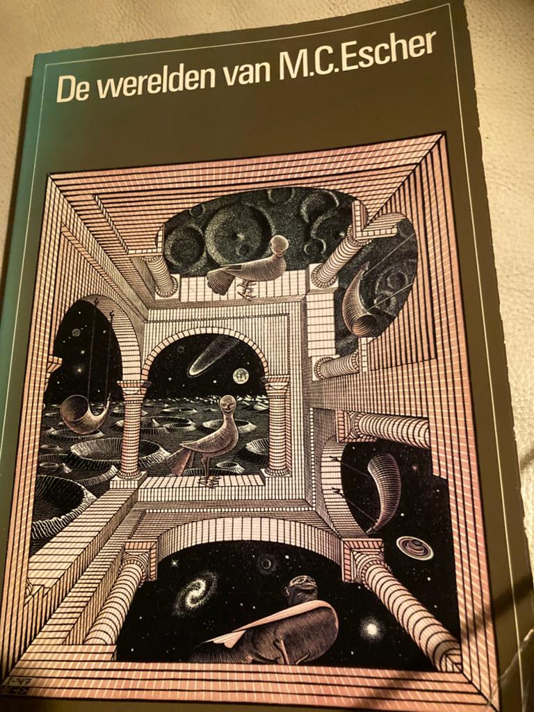 De werelden van M.C. Escher - Kunstboek, Ophalen of Verzenden, Gelezen, Grafische vormgeving