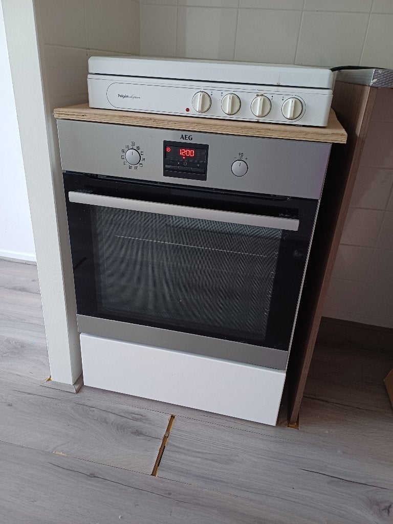 Inbouwoven AEG met kastje (moet nu weg!), Witgoed en Apparatuur, Ovens, Ophalen, Gebruikt, Combi-oven, Inbouw