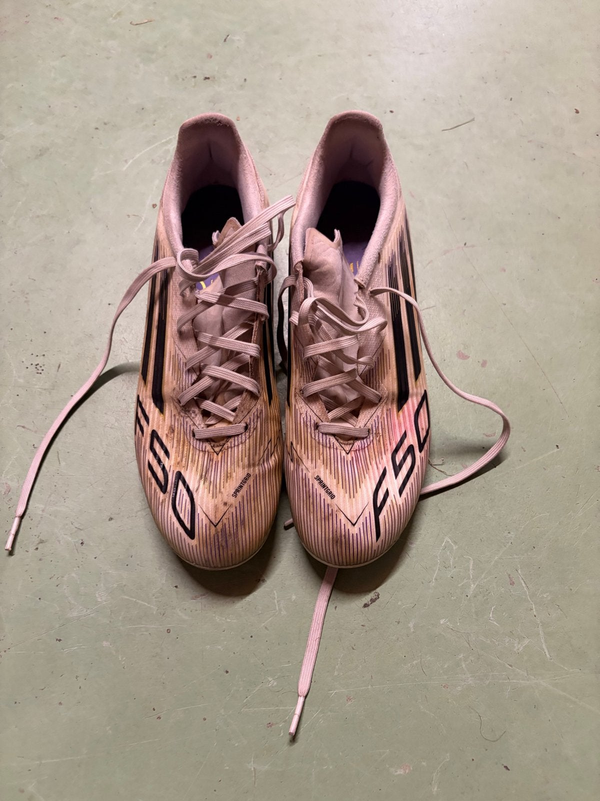 Adidas F50 voetbalschoenen maat 40, Ophalen, Gebruikt, Schoenen