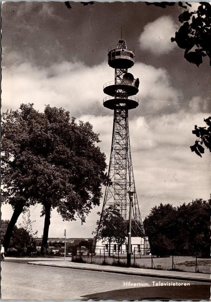 Hilversum - Televisietoren, Verzenden, 1960 tot 1980, Ongelopen, Noord-Holland