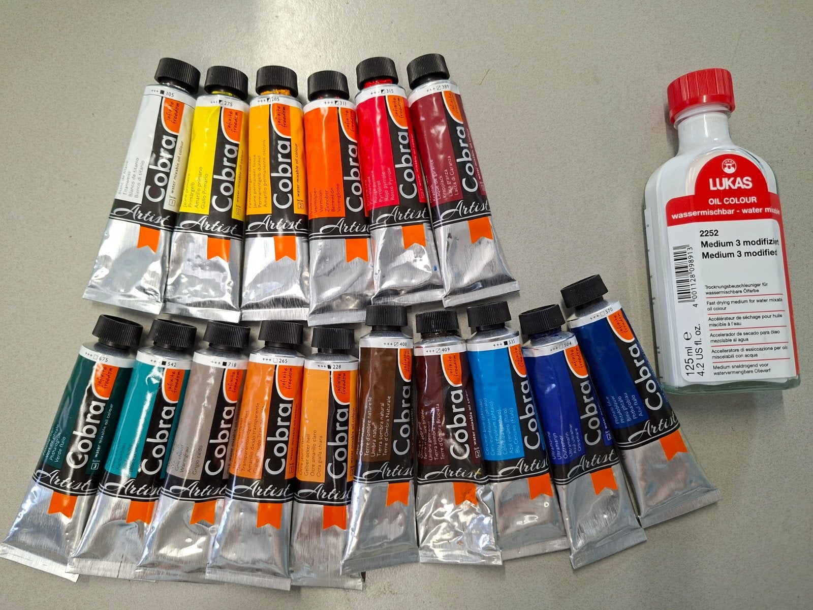 partij 1 Cobra artist watervermengbare olieverf met medium, Ophalen of Verzenden, Olieverf