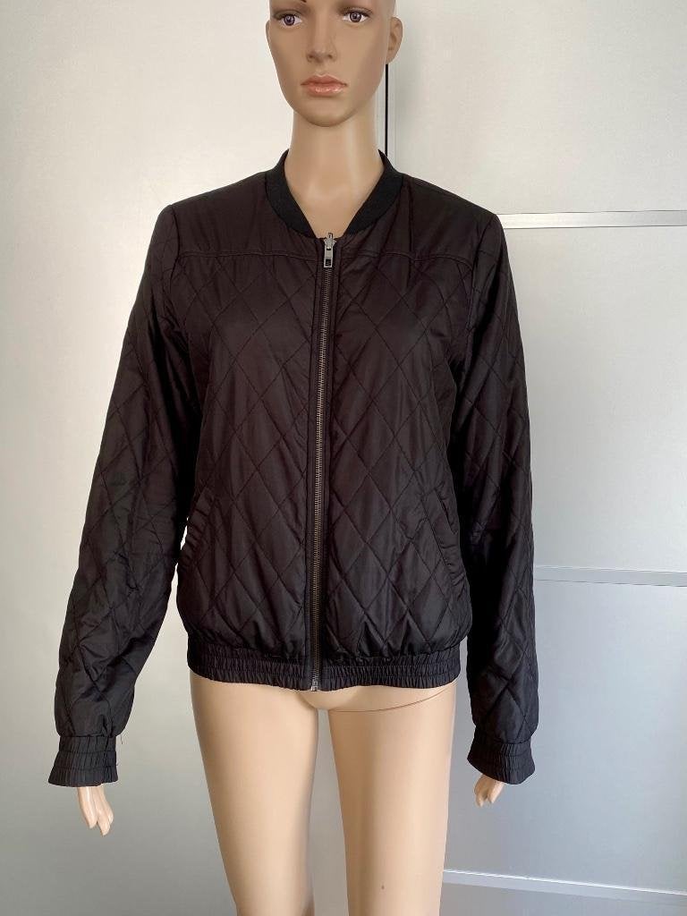 H865 Dubbelzijdig jasje maat S=36 jack vest zwart/wit, Only, Zwart, Ophalen of Verzenden, Zo goed als nieuw