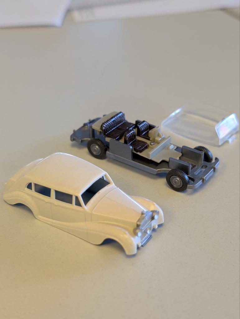 Wiking Rolls Royce 1951 Miniatuur Auto 1/87, Ophalen of Verzenden, Gebruikt, Auto, Wiking