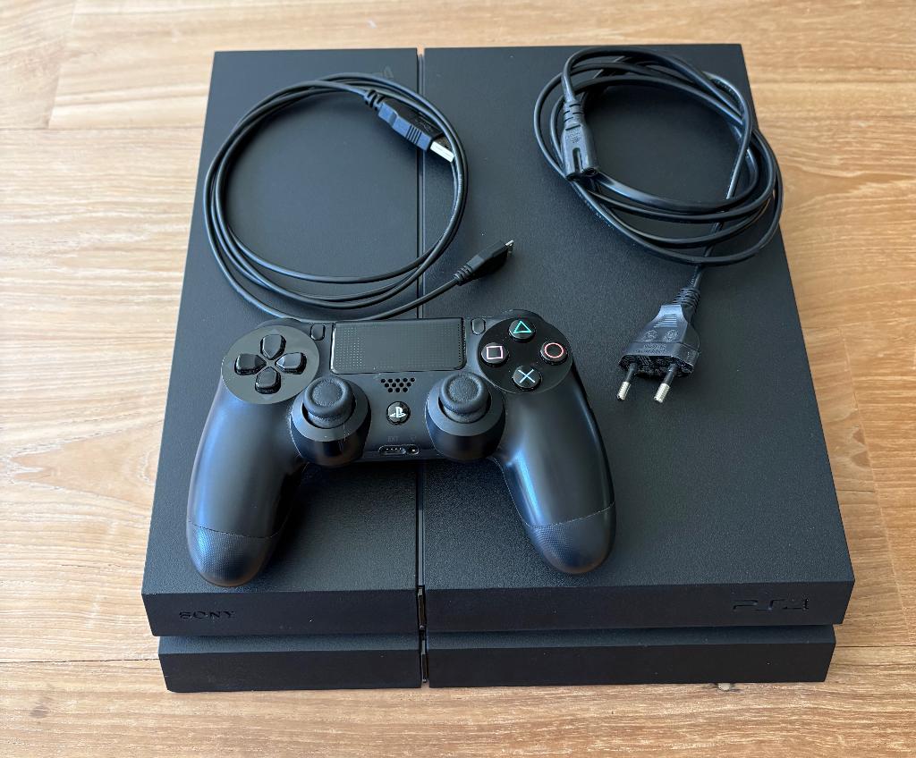 PlayStation 4 met DVD speler en met 1 controller, Gebruikt, Verzenden, 1 TB, Met 1 controller