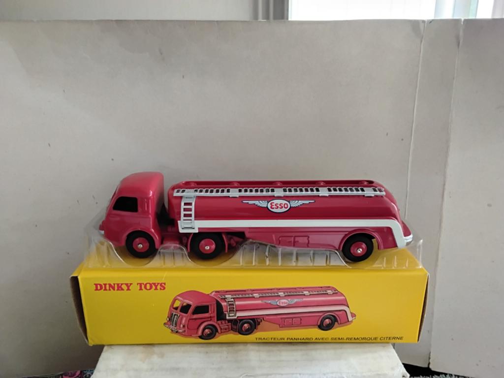 TRACTEUR PANHARD AVEC SEMI-REMORQUE CITERNE NO 32 C, Ophalen of Verzenden, Auto, Dinky Toys
