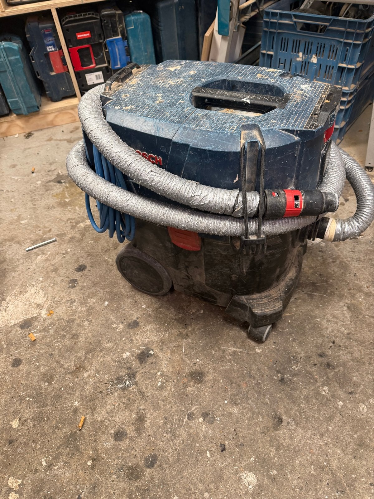 Bosch Professional GAS 35 L SFC+ Industriële Stofzuiger, Doe-het-zelf en Verbouw, Ophalen of Verzenden, Gebruikt