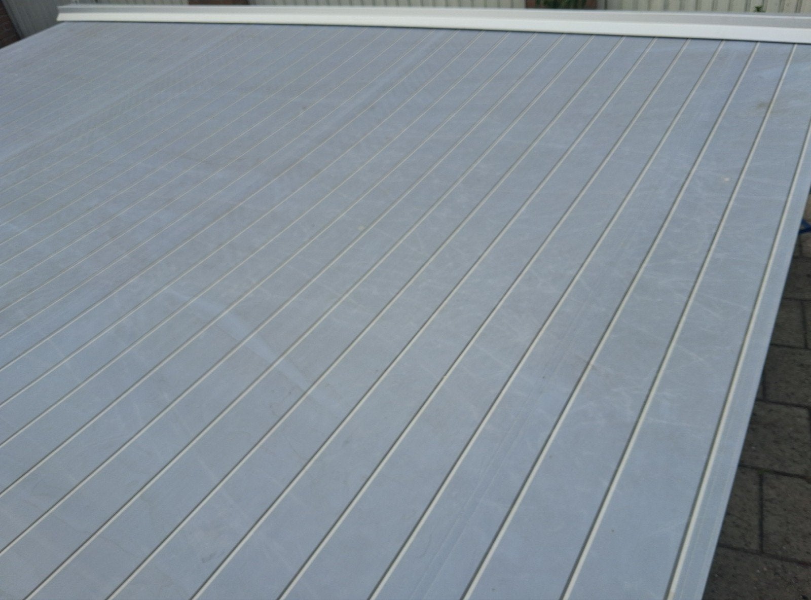 mooi elektrisch zonnescherm 4.35 x 3 meter, Elektrisch, Ophalen of Verzenden, Zo goed als nieuw, 150 tot 300 cm