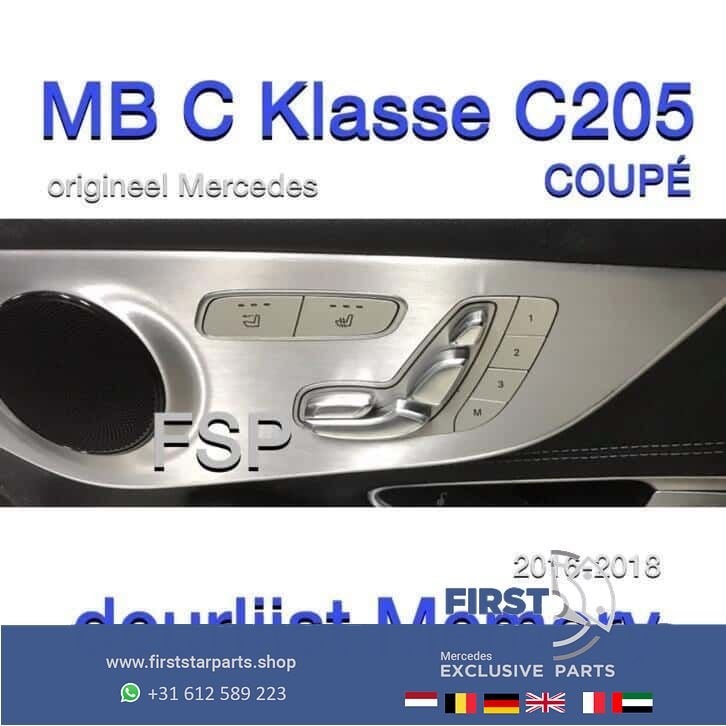 C205 deur lijst met Memory stoel bediening Mercedes C Klasse, Auto-onderdelen, Gebruikt, -, -, Ophalen of Verzenden