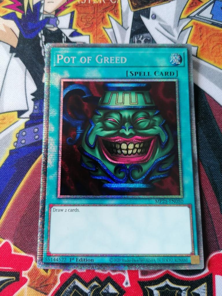 Pot of Greed - Starlight Rare MP25 - Yu-Gi-Oh, Ophalen of Verzenden, Zo goed als nieuw, Foil
