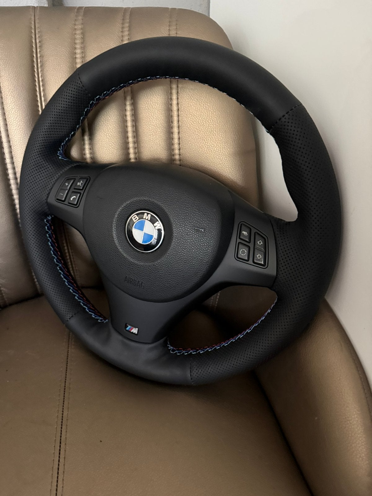 Bmw  M. E81 E82 E87 E88 E90 E91 E92 E93 leder stuur, Ophalen of Verzenden, BMW