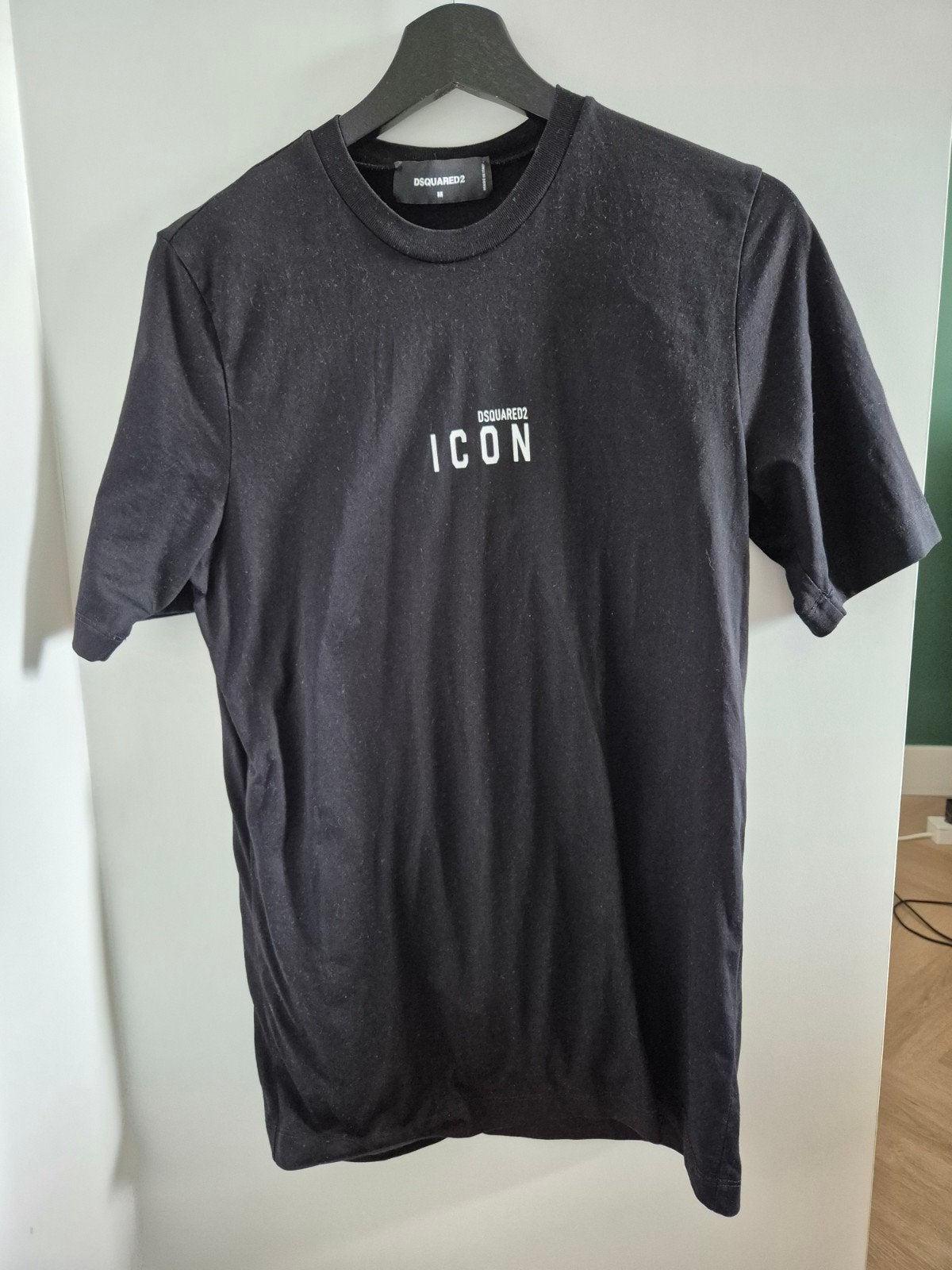 Dsquared2 shirt dames Icon, Maat 38/40 (M), Zwart, Ophalen of Verzenden, Zo goed als nieuw
