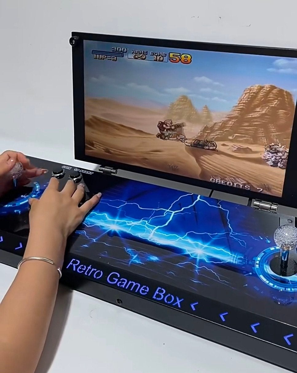 Nieuwe opvouwbare Arcade Game Box 2 spelers - Veel Games!, Verzenden, Nieuw