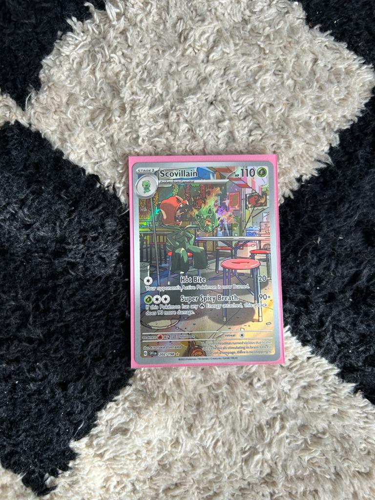 Pokémon Kaart Scovillain, Ophalen of Verzenden, Zo goed als nieuw, Losse kaart