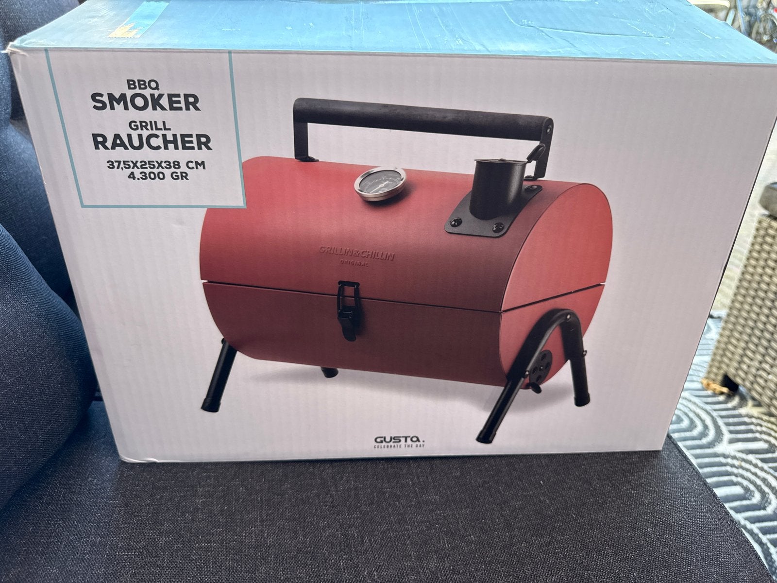 Gusta BBQ Smoker Grill Raucher - Nieuw in doos, Ophalen, Nieuw