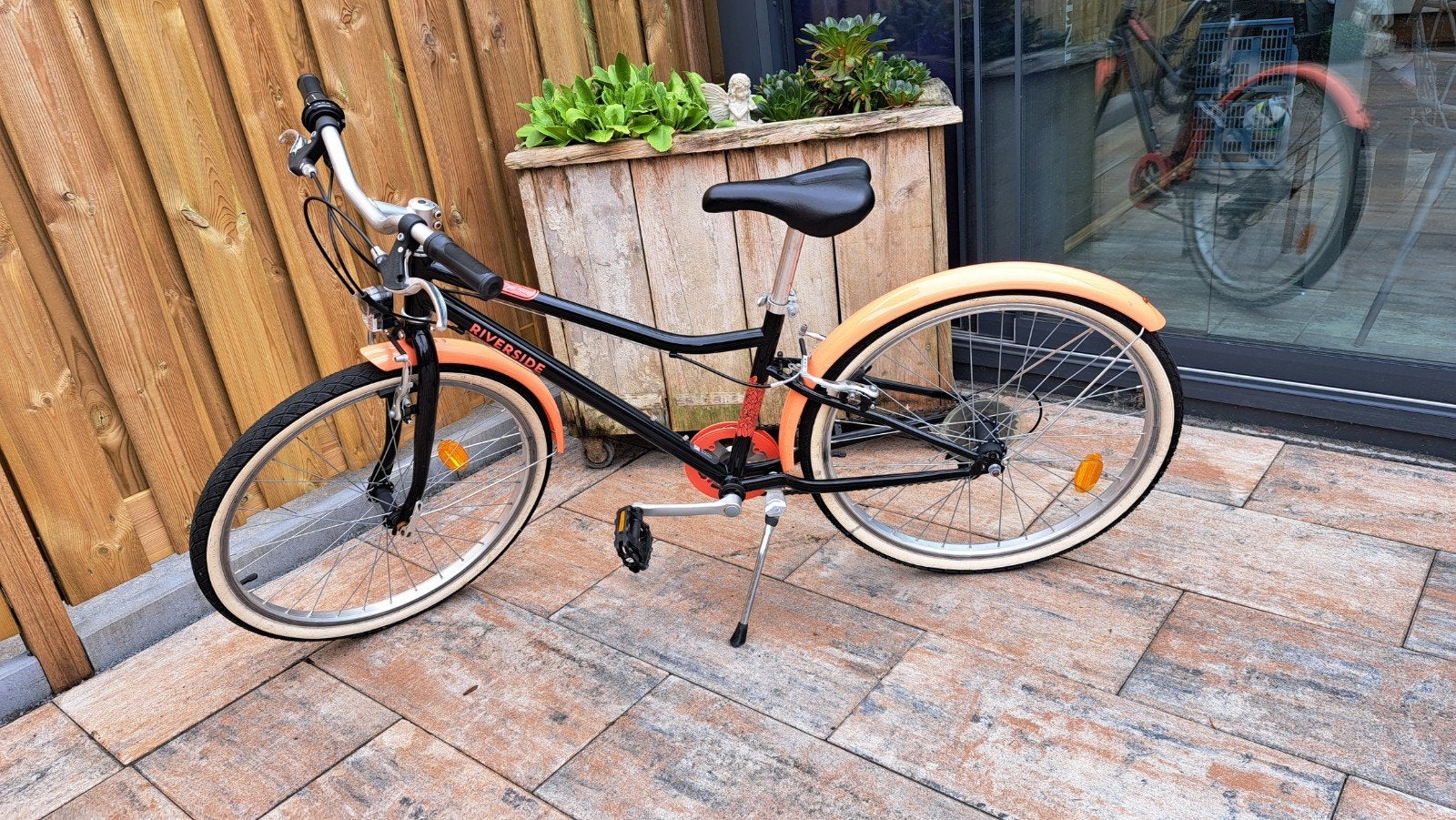 B'Twin Riverside 500 meiden fiets (22inch), Fietsen en Brommers, Fietsen | Meisjes, Ophalen, Gebruikt, 22 inch