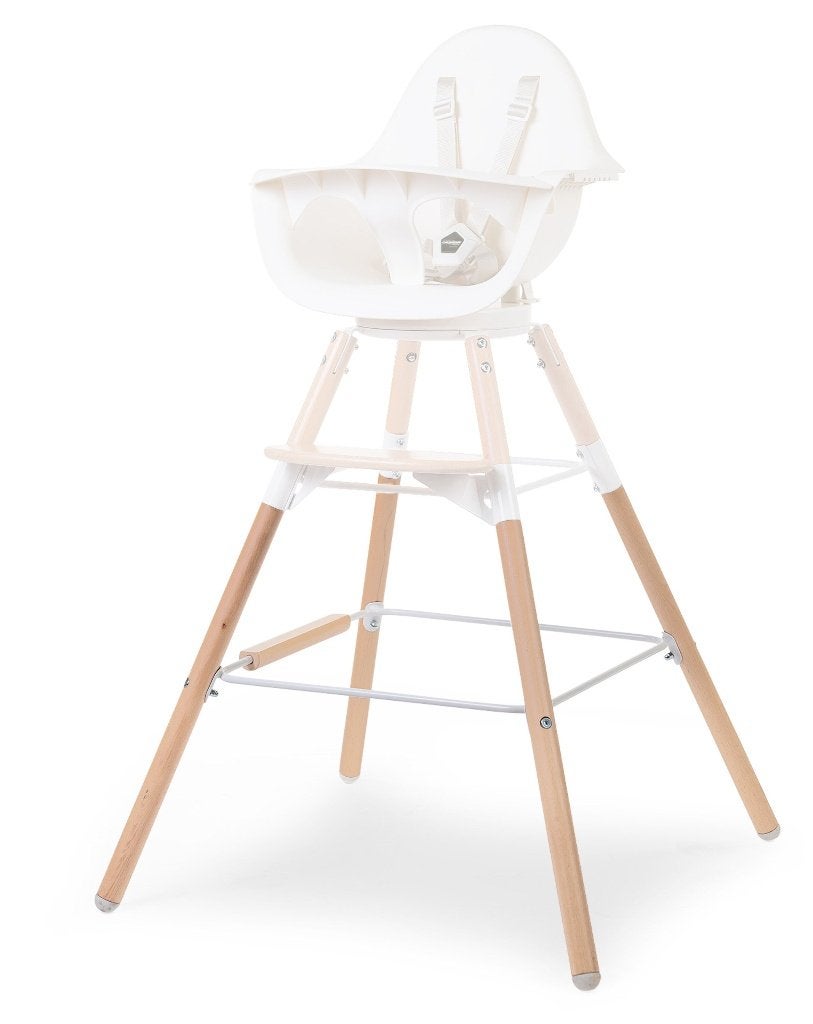 Evolu Extra Set Lange Poten + Voetsteun - Hout - Naturel Wit, Ophalen of Verzenden, Nieuw, Overige typen