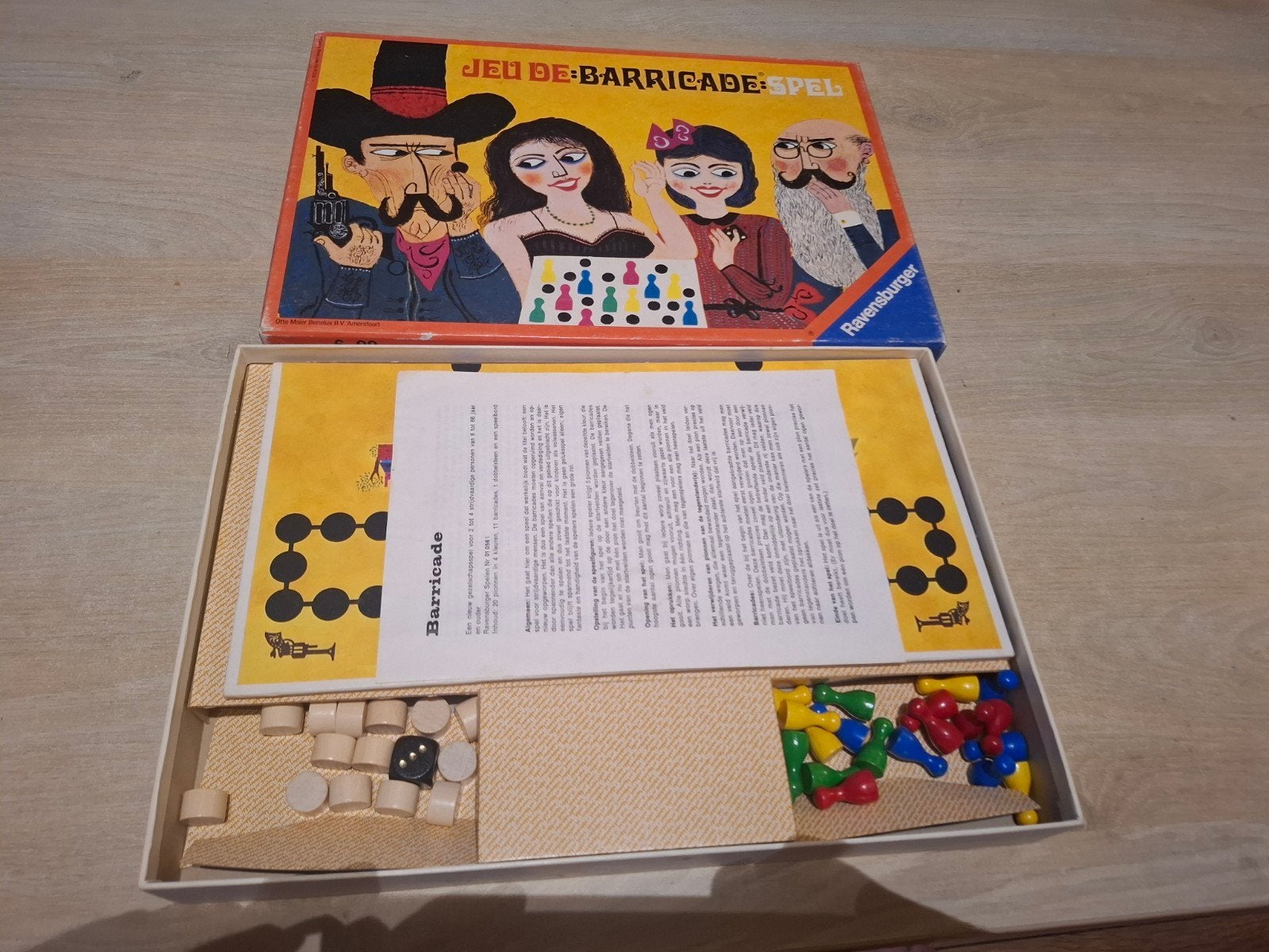 Vintage Ravensburger Barricade Spel - Compleet, Hobby en Vrije tijd, Gebruikt, Robert-Bosch-Str. 1, 88214 Ravensburg, Duitsland