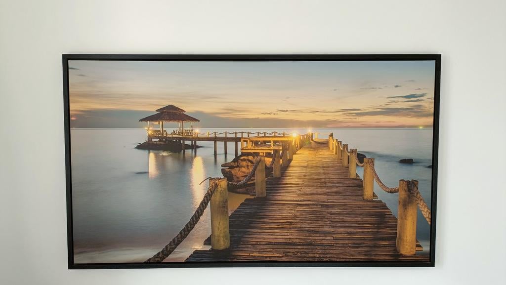 Canvas Thailand (groot), Ophalen of Verzenden, Zo goed als nieuw, Schilderij, 75 tot 100 cm