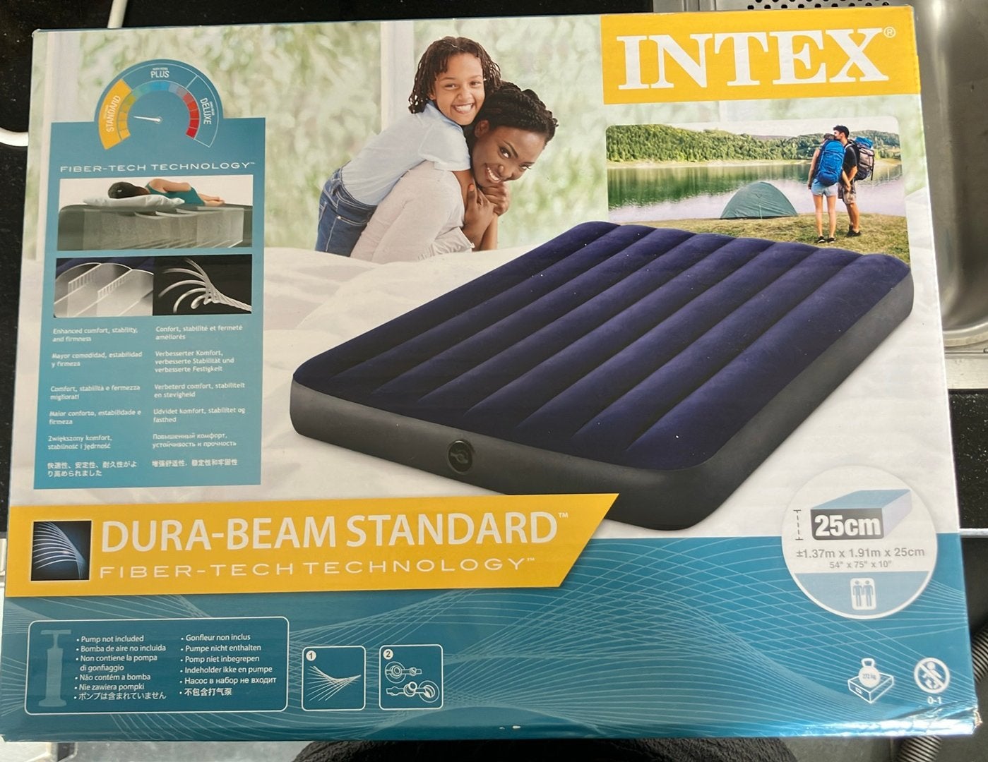 NIEUW intex luchtbed, Ophalen of Verzenden, Nieuw, 2-persoons