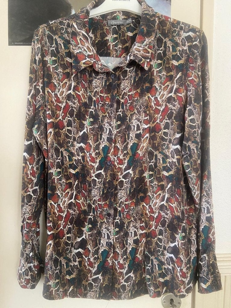 Geisha blouse mt 2XL/44, Overige kleuren, Geisha, Maat 42/44 (L), Ophalen of Verzenden