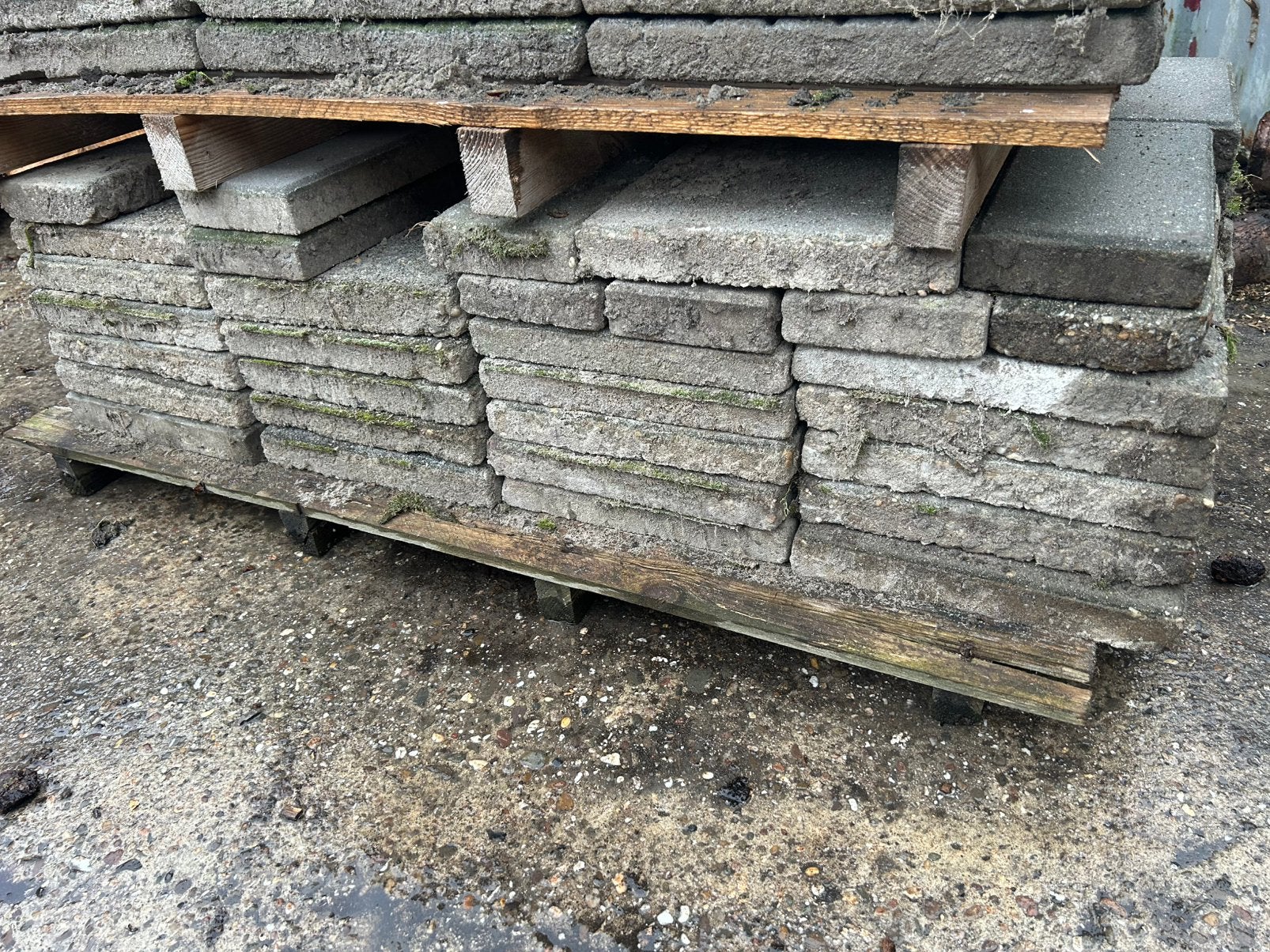 Beton tegel 30x30, Ophalen, Gebruikt, Beton, Terrastegels