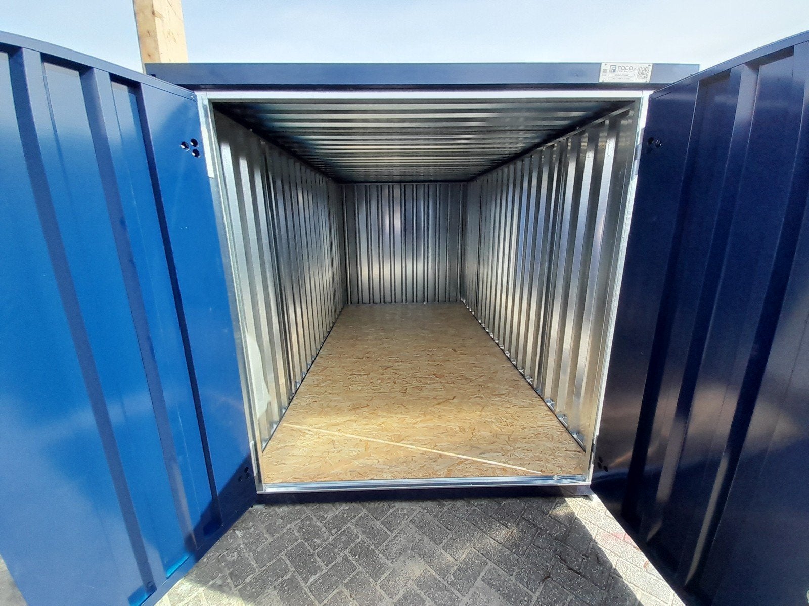 opslagcontainer te huur, Ophalen, Gebruikt