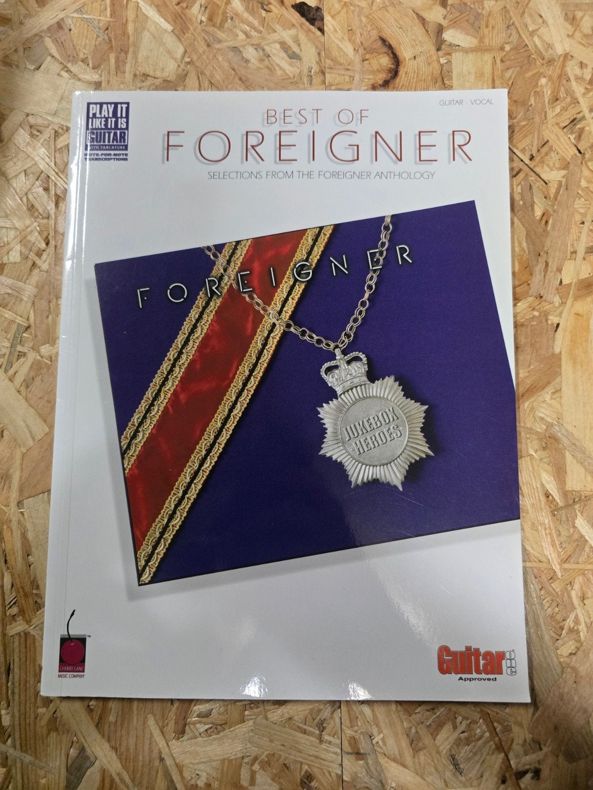 Best of Foreigner - Gitaar/Zang Tablatuur Boek, Gitaar, Gebruikt, Ophalen of Verzenden, Rock en Metal