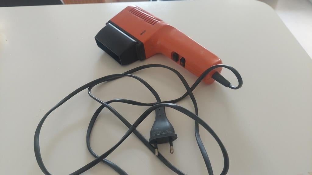 Vintage Braun Haardroger - Perfect Werkend, Ophalen of Verzenden, Haarverzorging