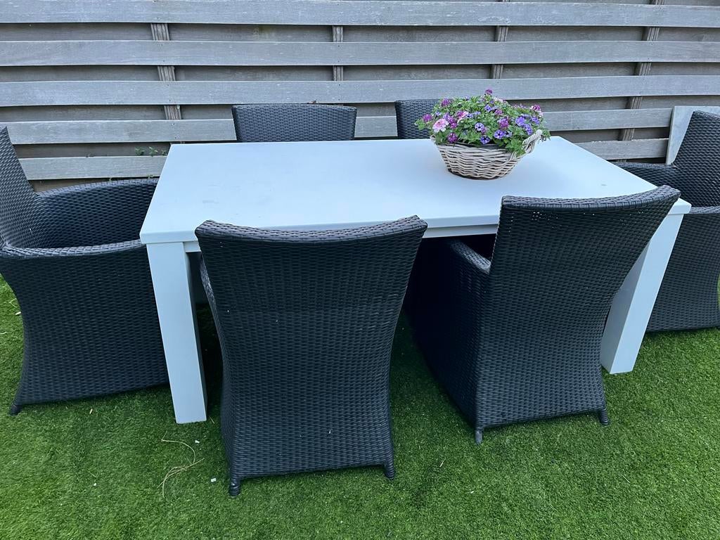 Bellagio Pallaza Aluminium Tuintafel - 180 cm, Ophalen, Gebruikt, Rechthoekig, Aluminium