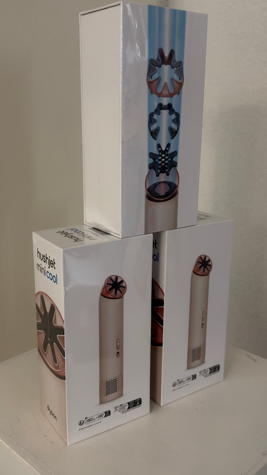 Dyson hushjet mini cool roze, Ophalen of Verzenden, Nieuw, Tafelventilator