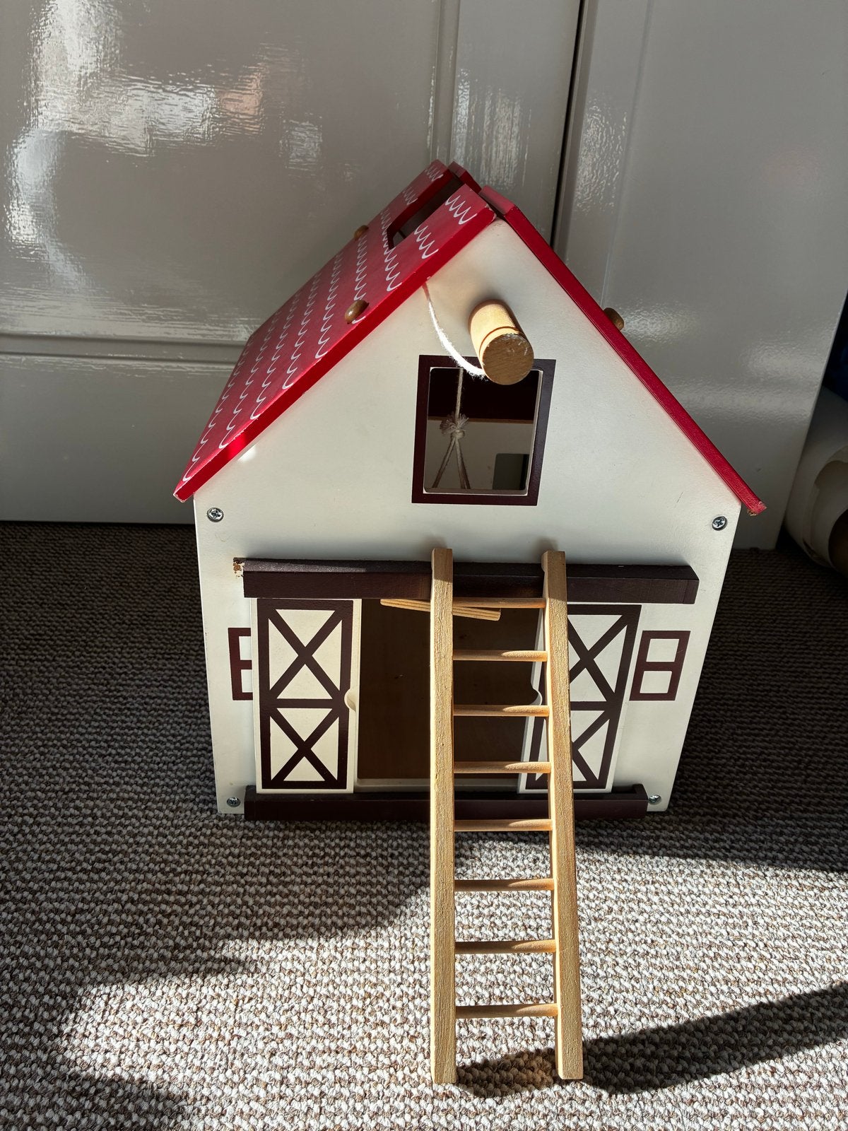 Houten speelboerderij met ladder, Ophalen, Gebruikt, Overige typen