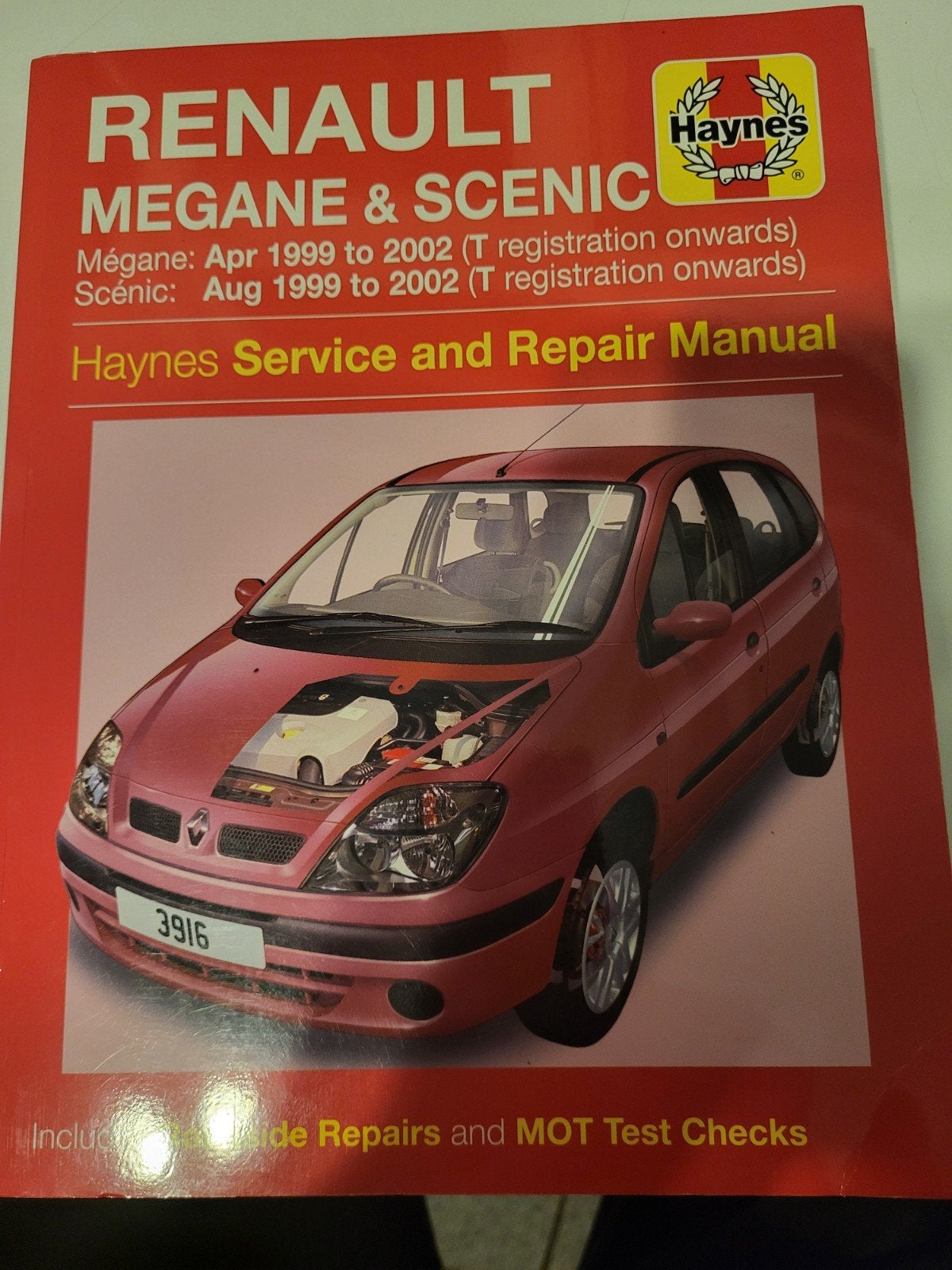 Haynes Service Manual Renault Megane & Scenic (1999-2002), Boeken, Auto's | Boeken, Ophalen of Verzenden, Zo goed als nieuw, Haynes