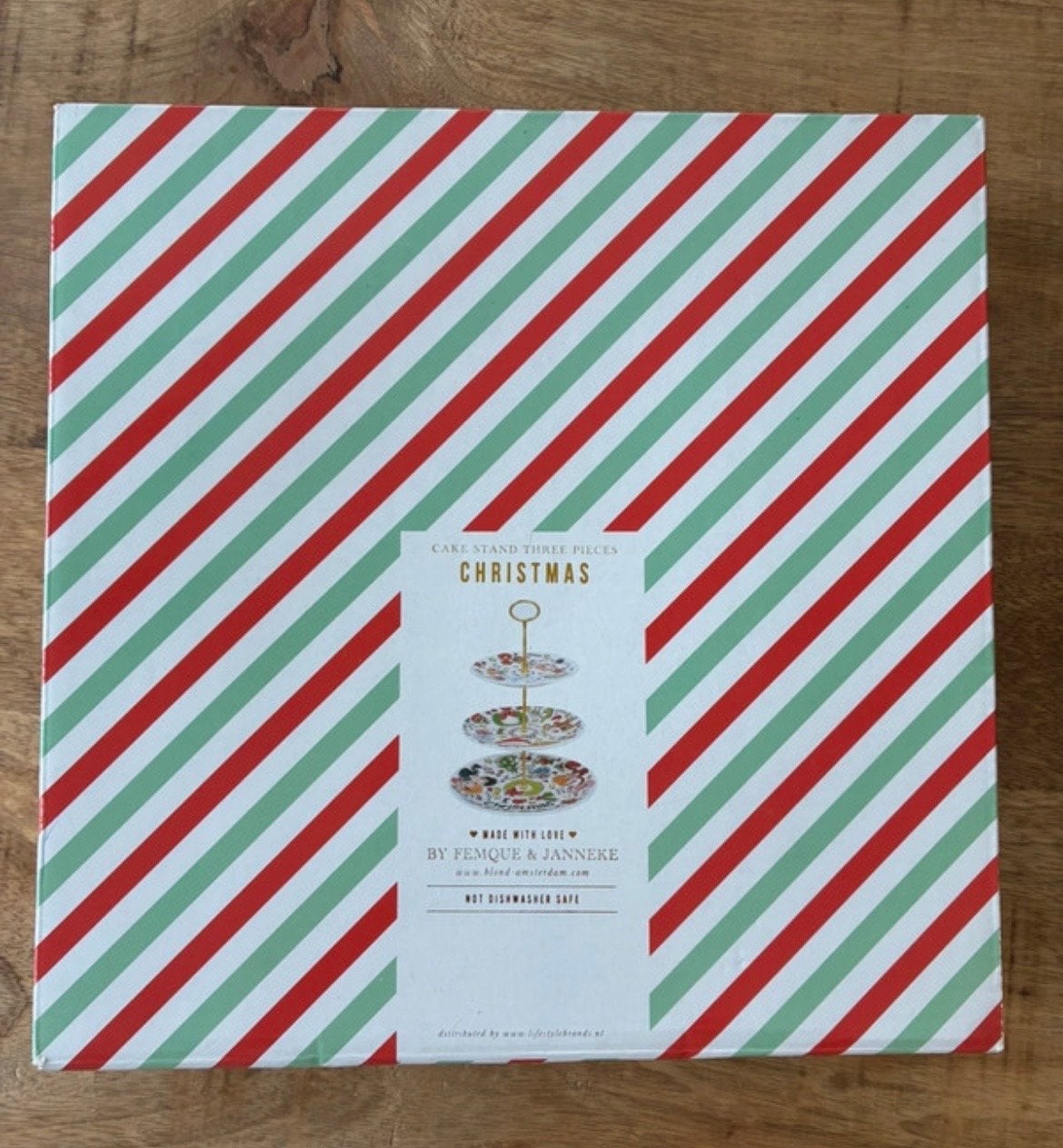 Nieuwe Blond Amsterdam Kerst Etagère - Feestelijk!, Ophalen of Verzenden, Nieuw