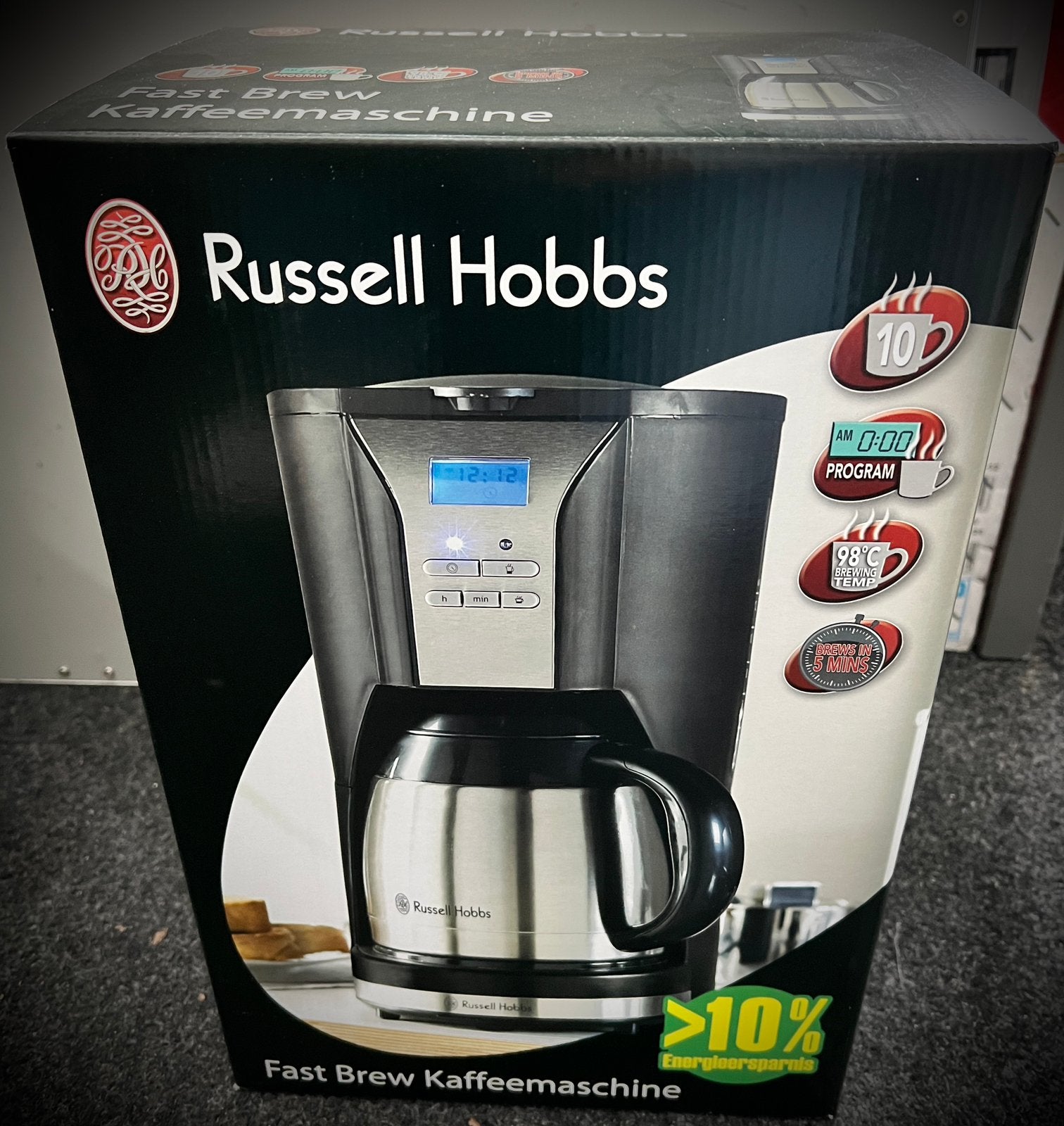 Russell Hobbs Koffiezet apparaten nieuw in doos, 10 kopjes of meer, Ophalen of Verzenden, Nieuw, Koffiemachine